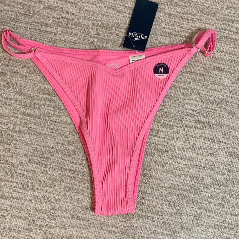 Hollister Vibrant Pink Swim Bottom M
